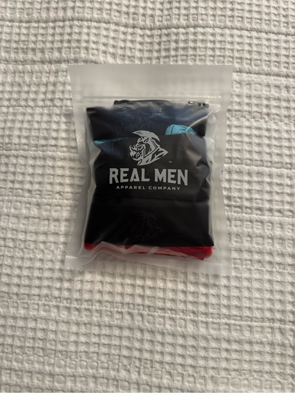 Real Men Apparel Mens Jockstraps Trio in Red, Black & Aqua - Picture 2 of 2